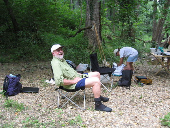 6 - Jewel Barlow takes a break